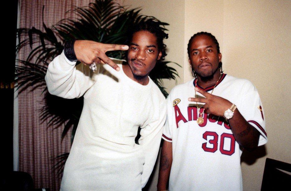 André 3000 and Big Boi of Outkast in October 1998