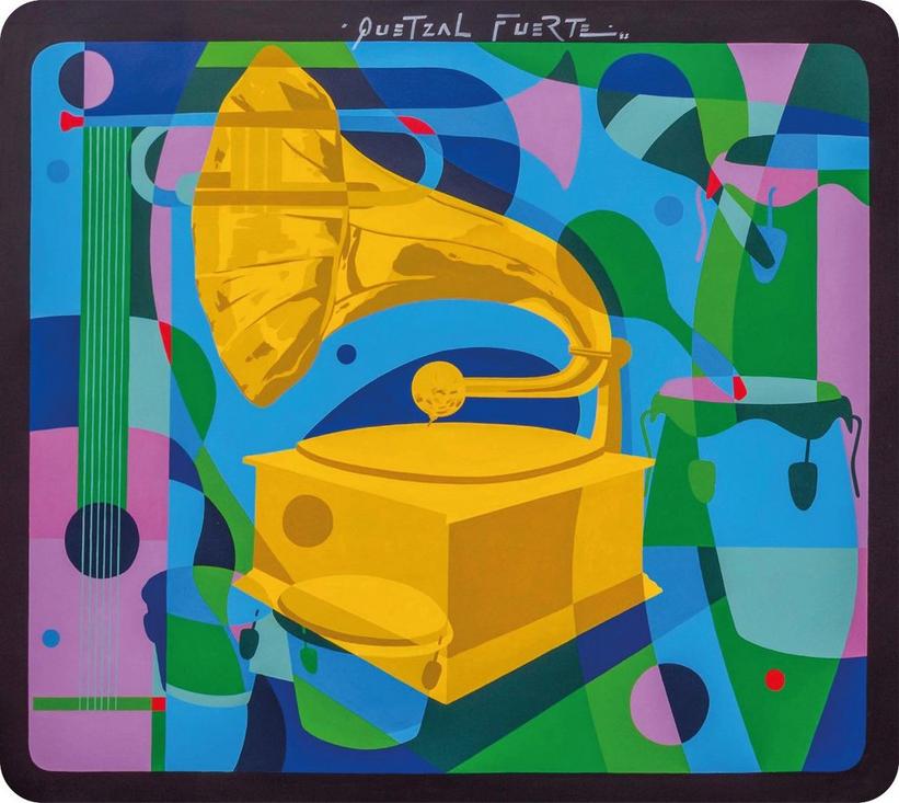 Photo of Official artwork by Quetzal Fuerte for the 2022 Latin GRAMMYs.