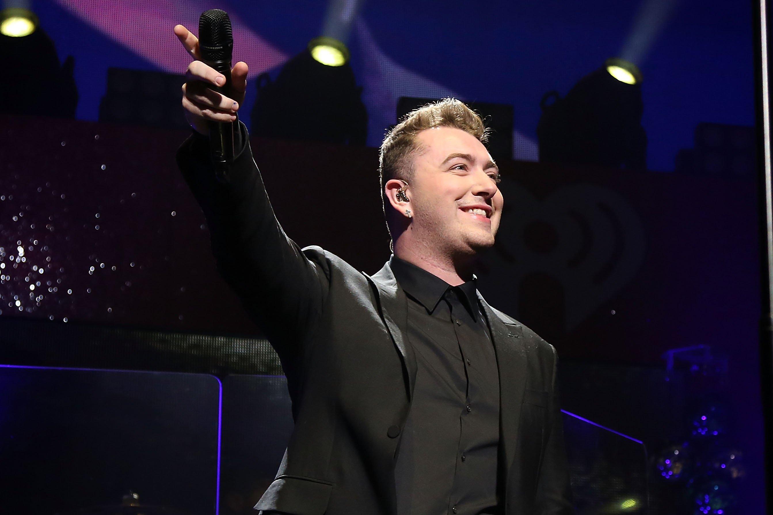 Sam Smith performing in 2014