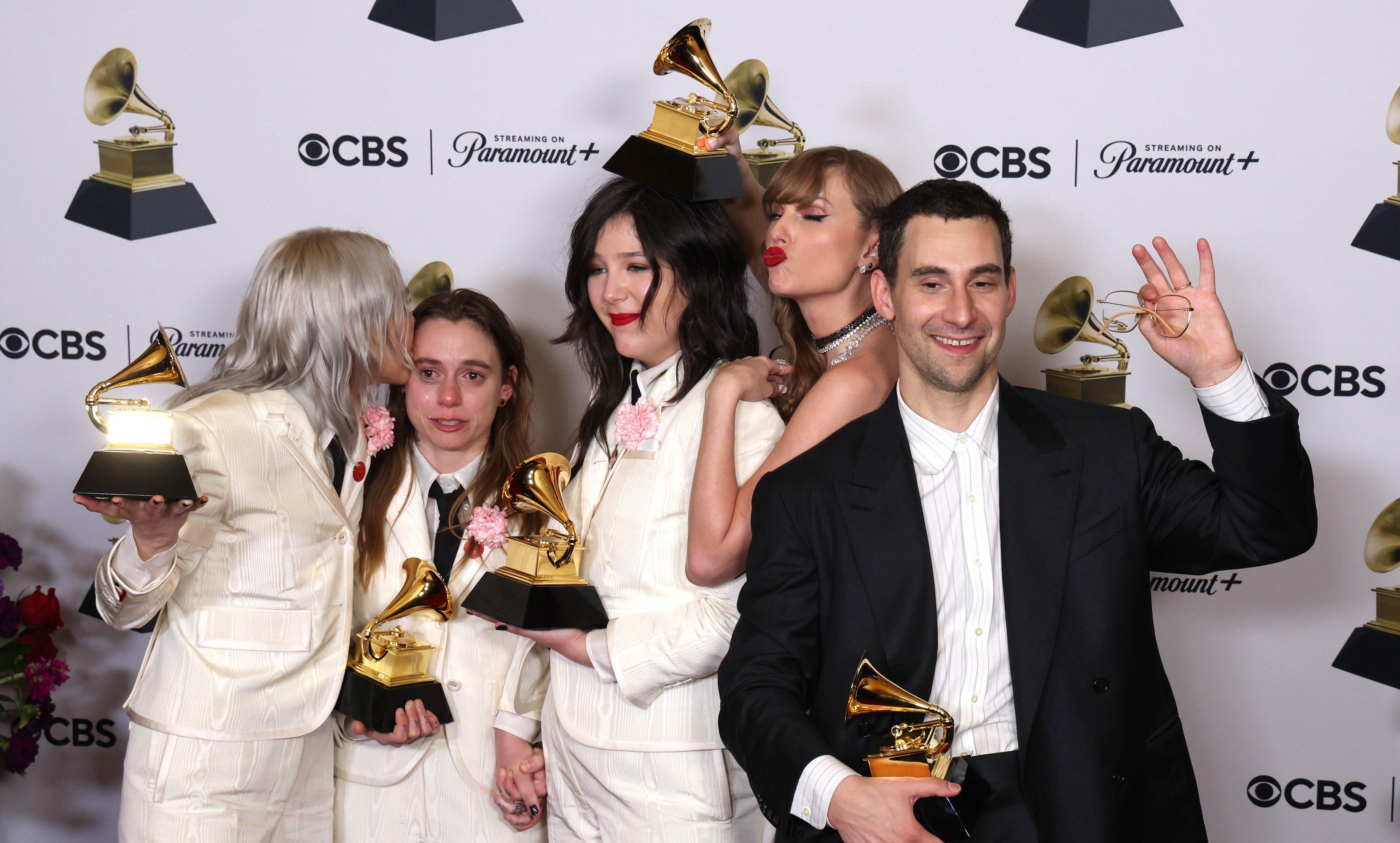 taylor swift floral grammy dress