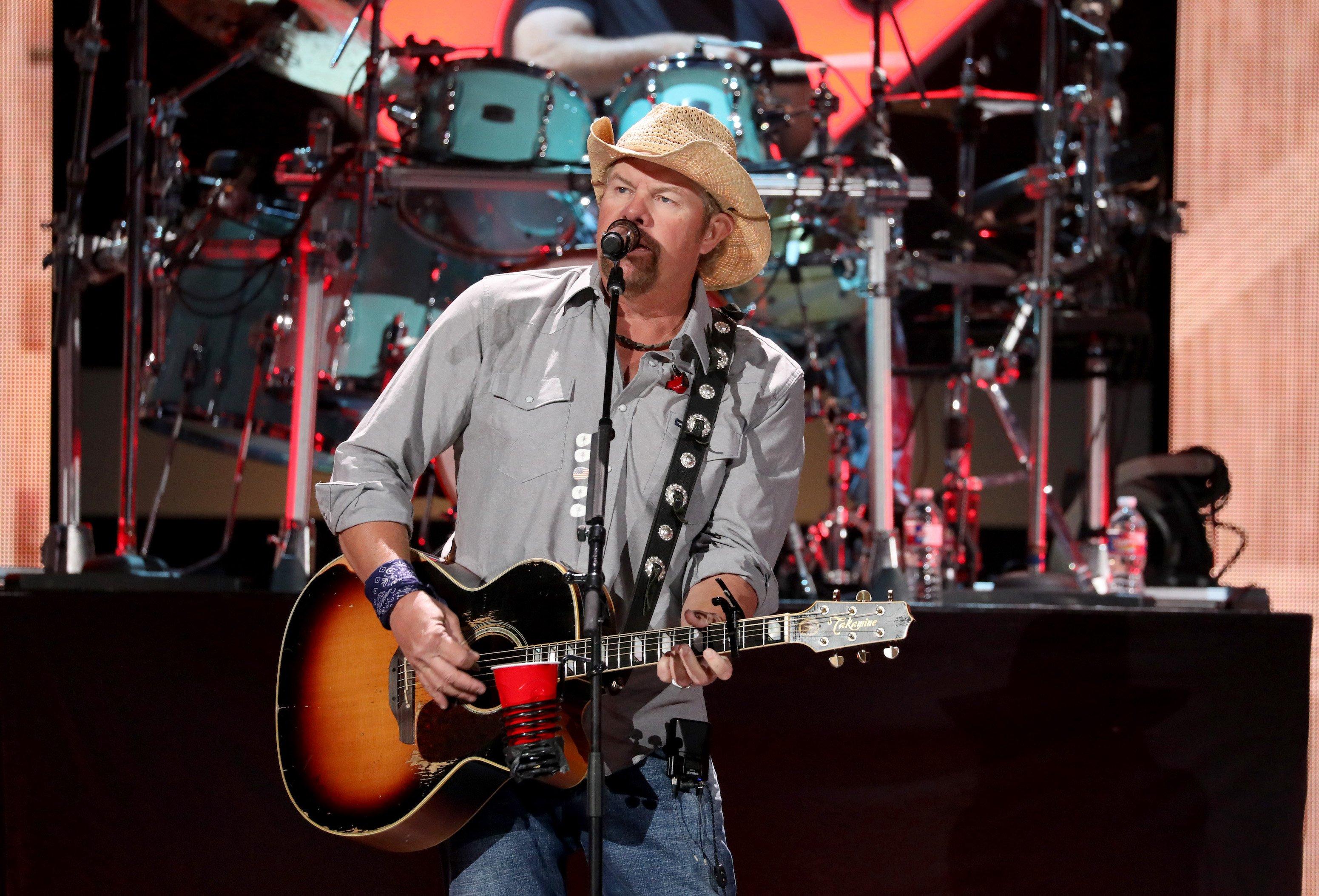 Toby Keith performing in 2021