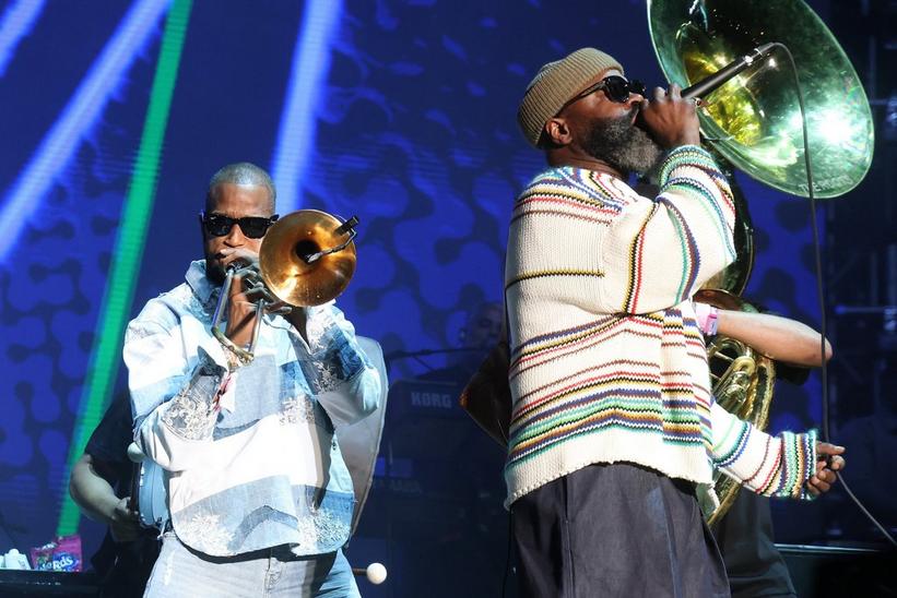 Trombone Shorty and Black Thought at Roots Picnic 2024