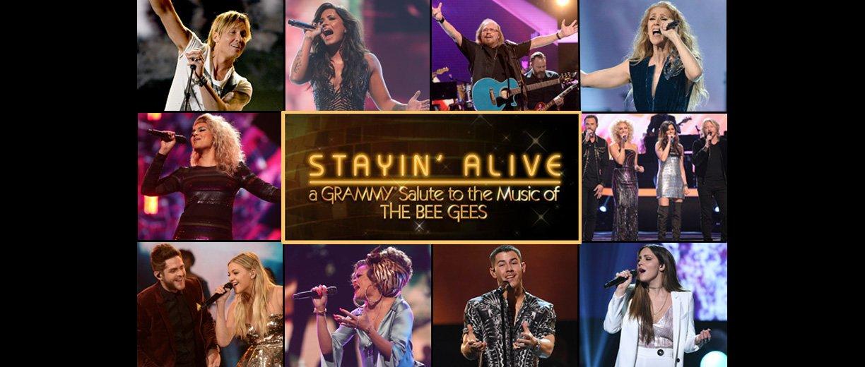 Artists paying tribute to the Bee Gees on the GRAMMY special