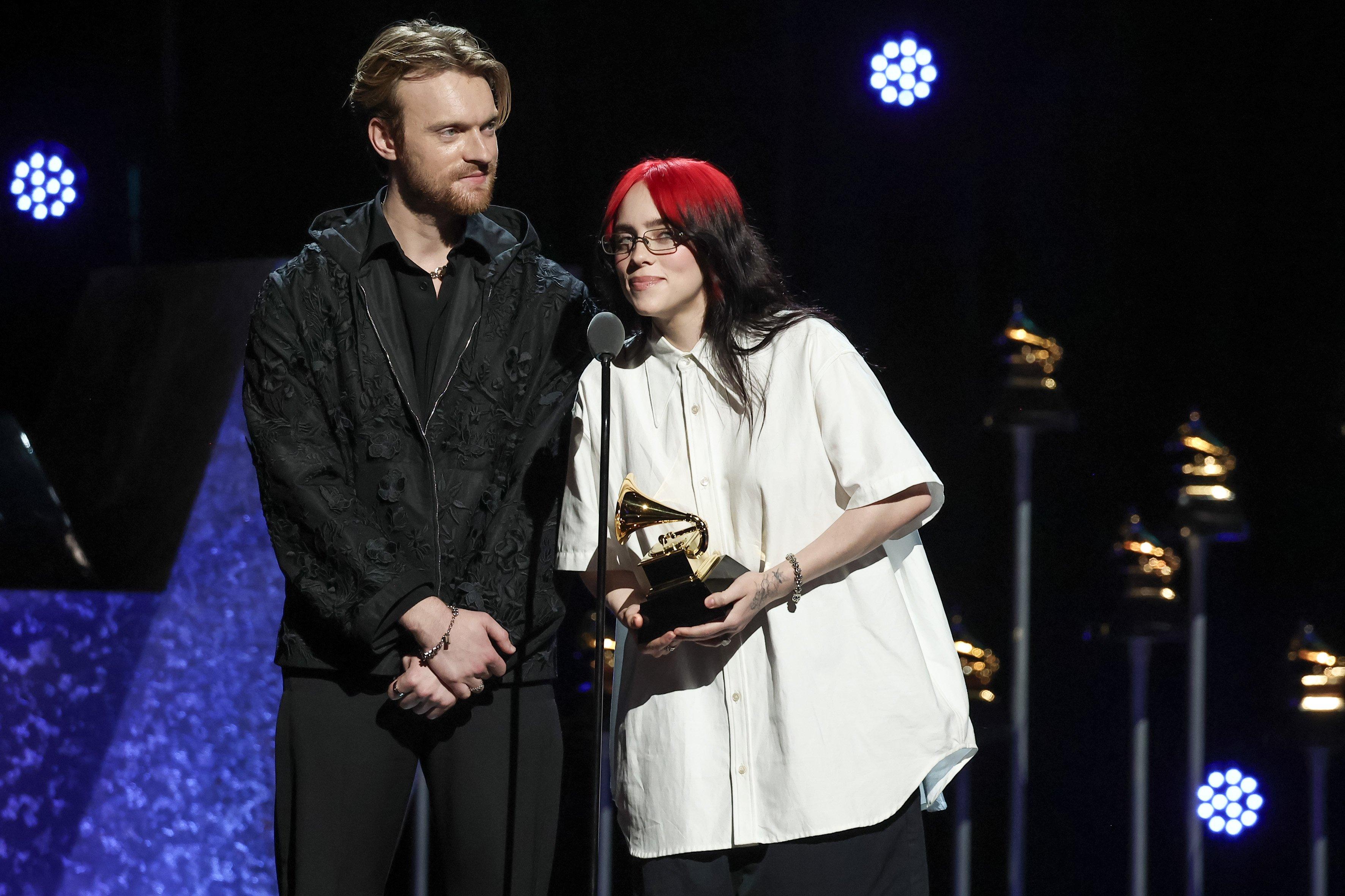 Watch Billie Eilish & FINNEAS’ 2024 GRAMMYs Red Carpet Interview