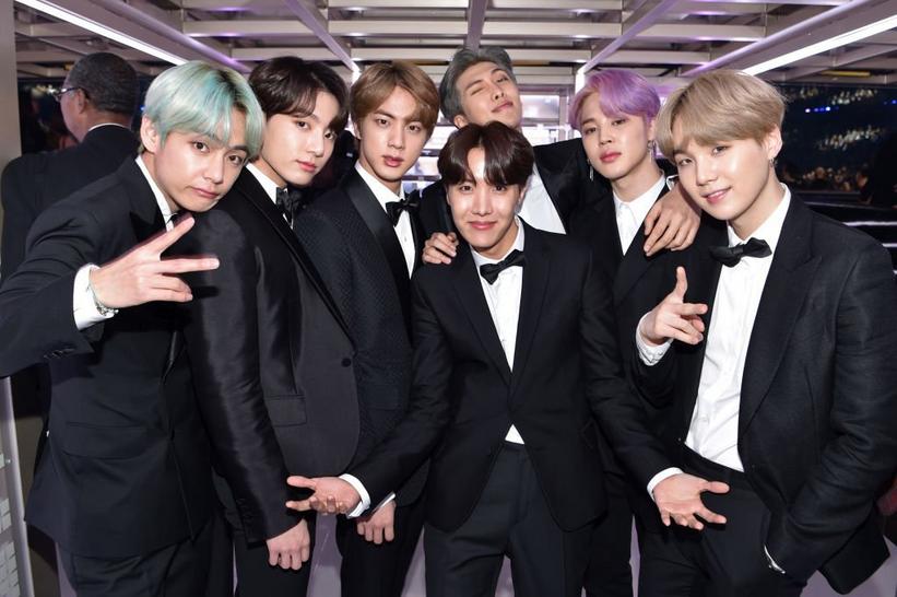 BTS's V Goes Viral Among Locals During The 2022 GRAMMYs As The