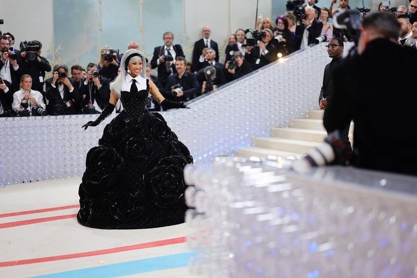 Cardi B attends the 2023 Met Gala Celebrating "Karl Lagerfeld: A Line Of Beauty" at the Metropolitan Museum of Art on May 01, 2023 in New York City