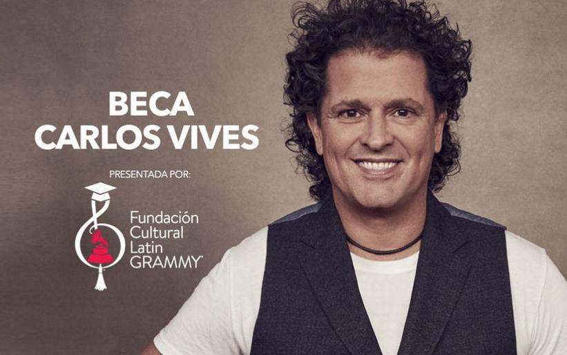 La Fundación Cultural Latin GRAMMY presenta  la Beca Carlos Vives