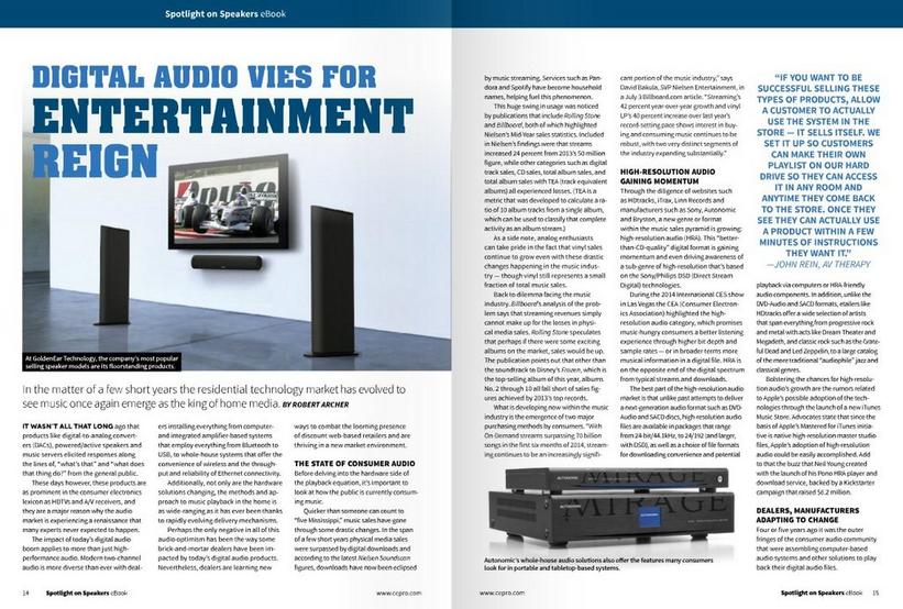DIGITAL AUDIO VIES FOR ENTERTAINMENT REIGN
