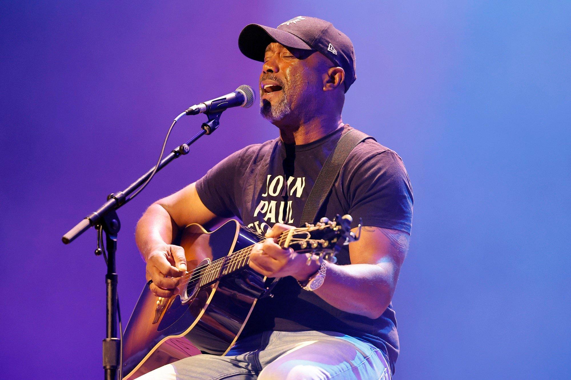 Darius Rucker performs for the 2024 Stars For Second Harvest at Ryman Auditorium on June 04, 2024 in Nashville, Tennessee