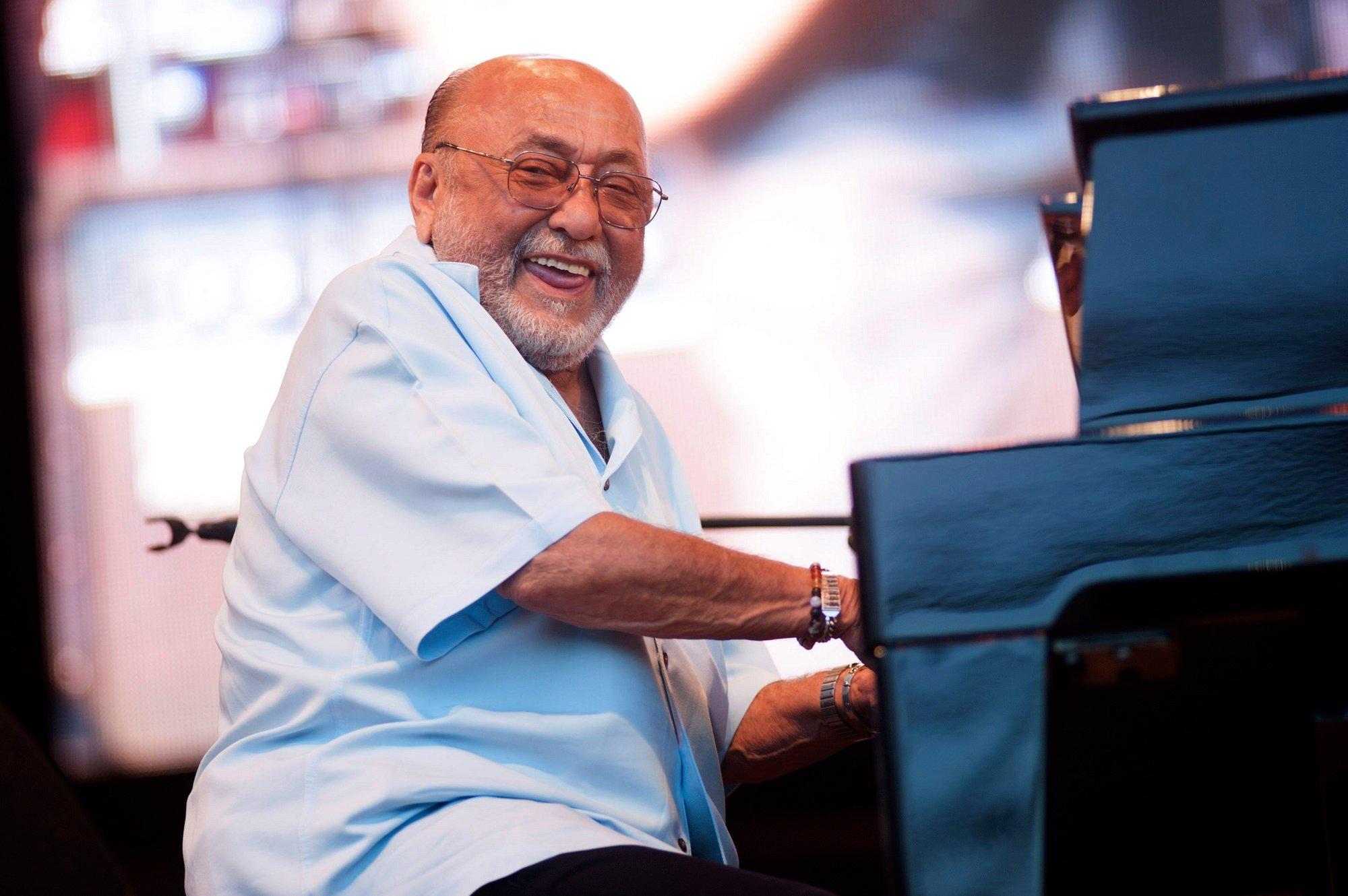 Eddie Pamieri at the Pritzker Pavillion in Millenium Park in Chicago, Illinois, June 27, 2016