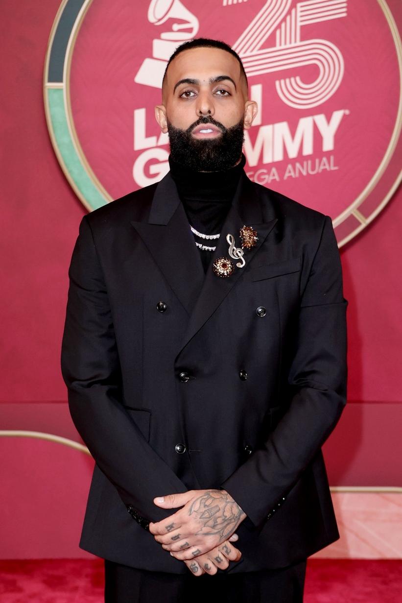 Eladio Carrion attends the 2024 Latin GRAMMYs at Kaseya Center on November 14 in Miami, Florida