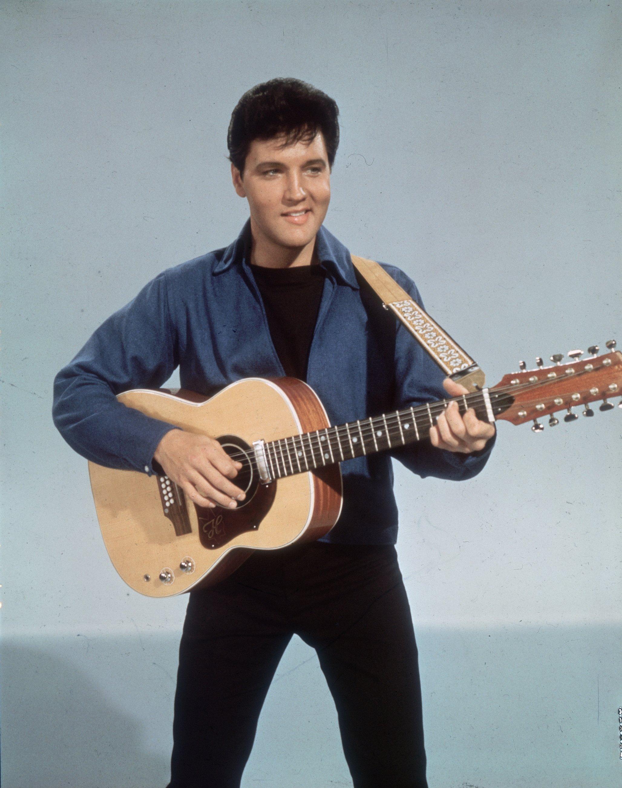 Elvis Presley photographed circa 1955