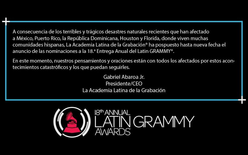 The Latin Recording Academy Statement
