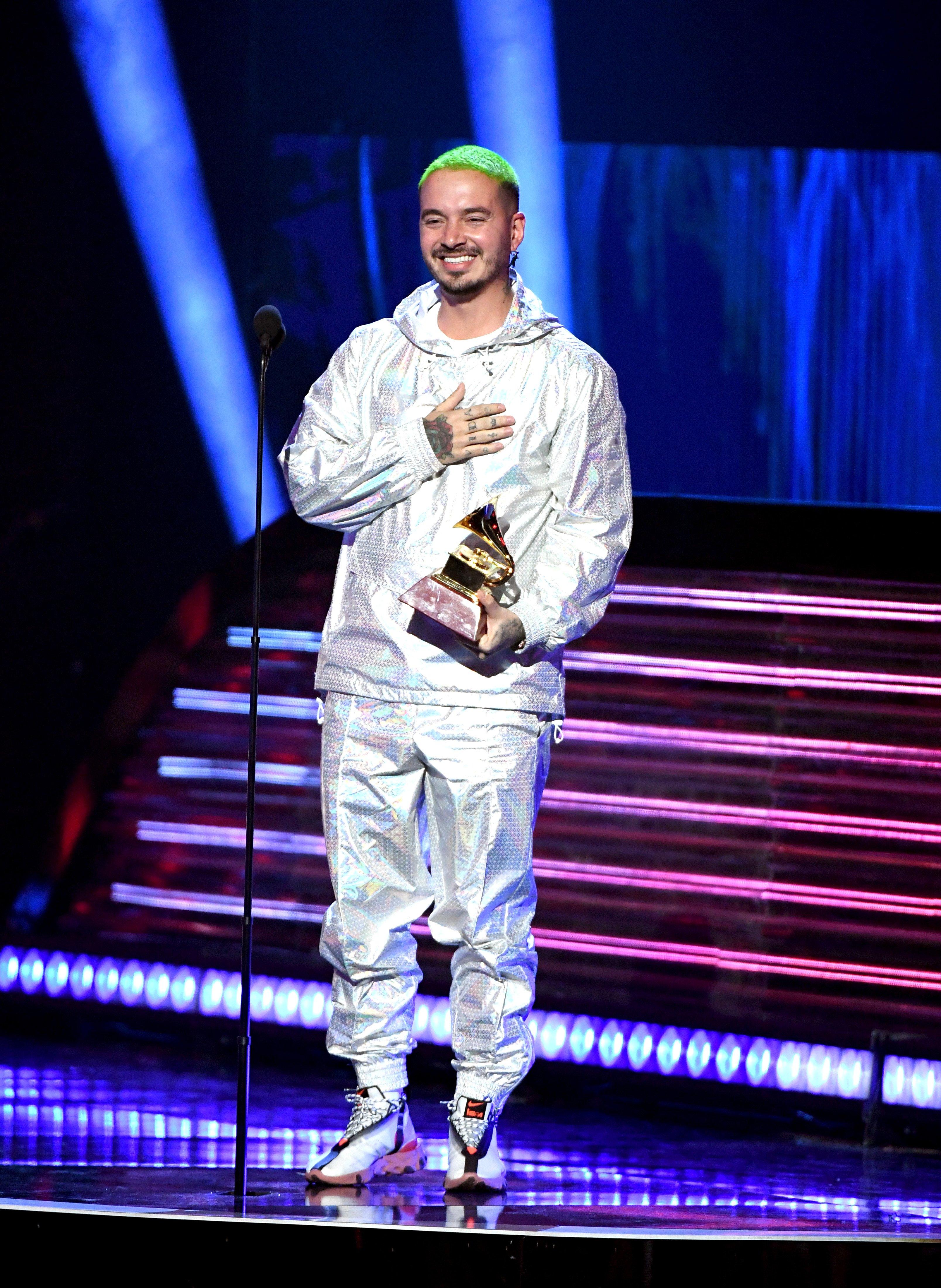 J Balvin Pays Ode To Reggaeton During Latin GRAMMY Speech: "It's Time ...