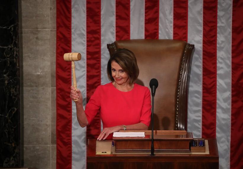 Nancy Pelosi, Newly Appointed House Speaker, Welcomes Musicians To Ceremony
