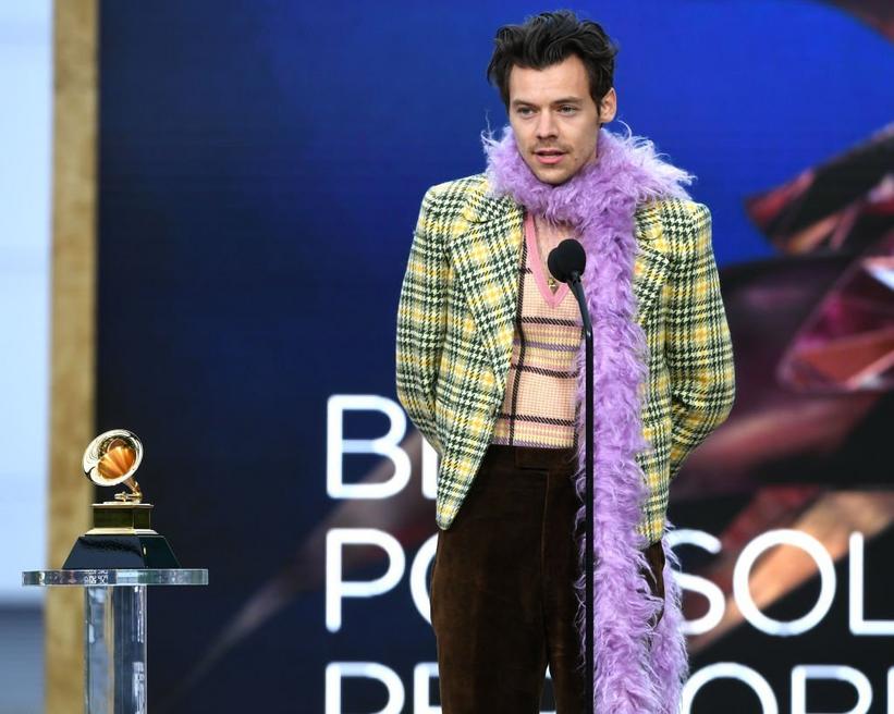 Harry Styles Wins Best Pop Solo Performance For Watermelon Sugar, 2021 GRAMMY  Awards Show