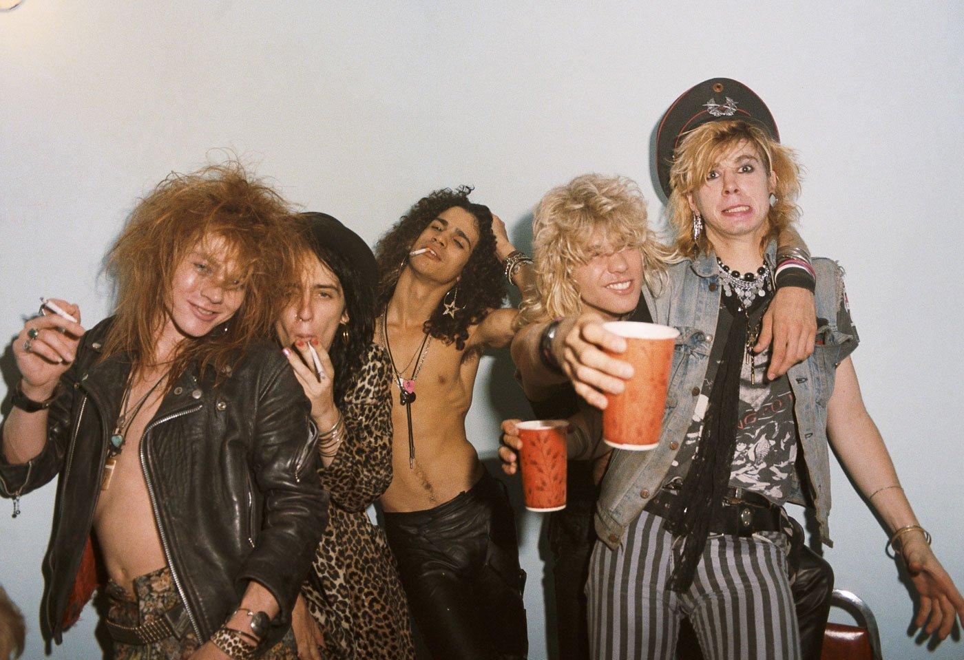 Guns N' Roses circa 1986
