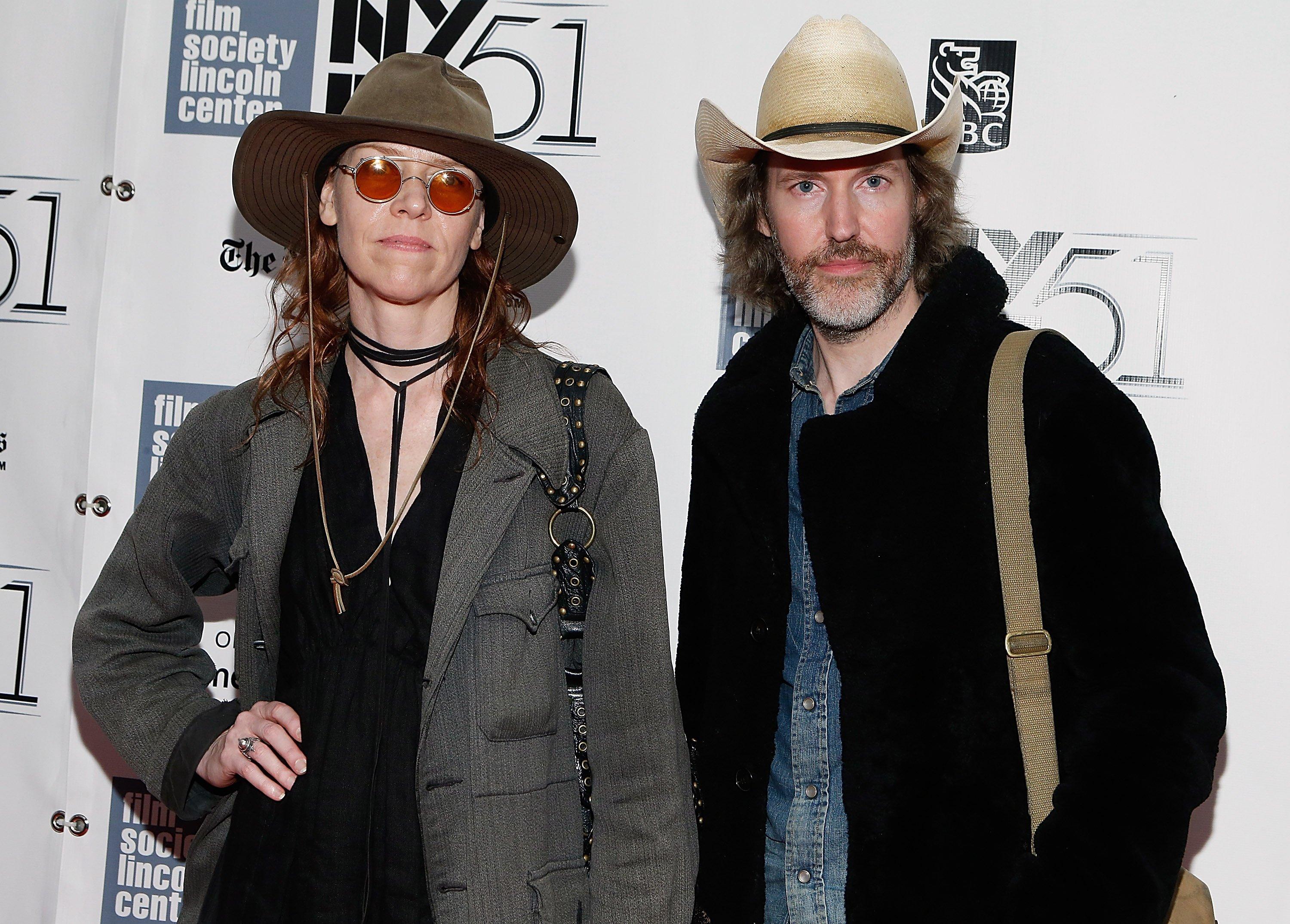 Gillian Welch and David Rawlings on red carpet