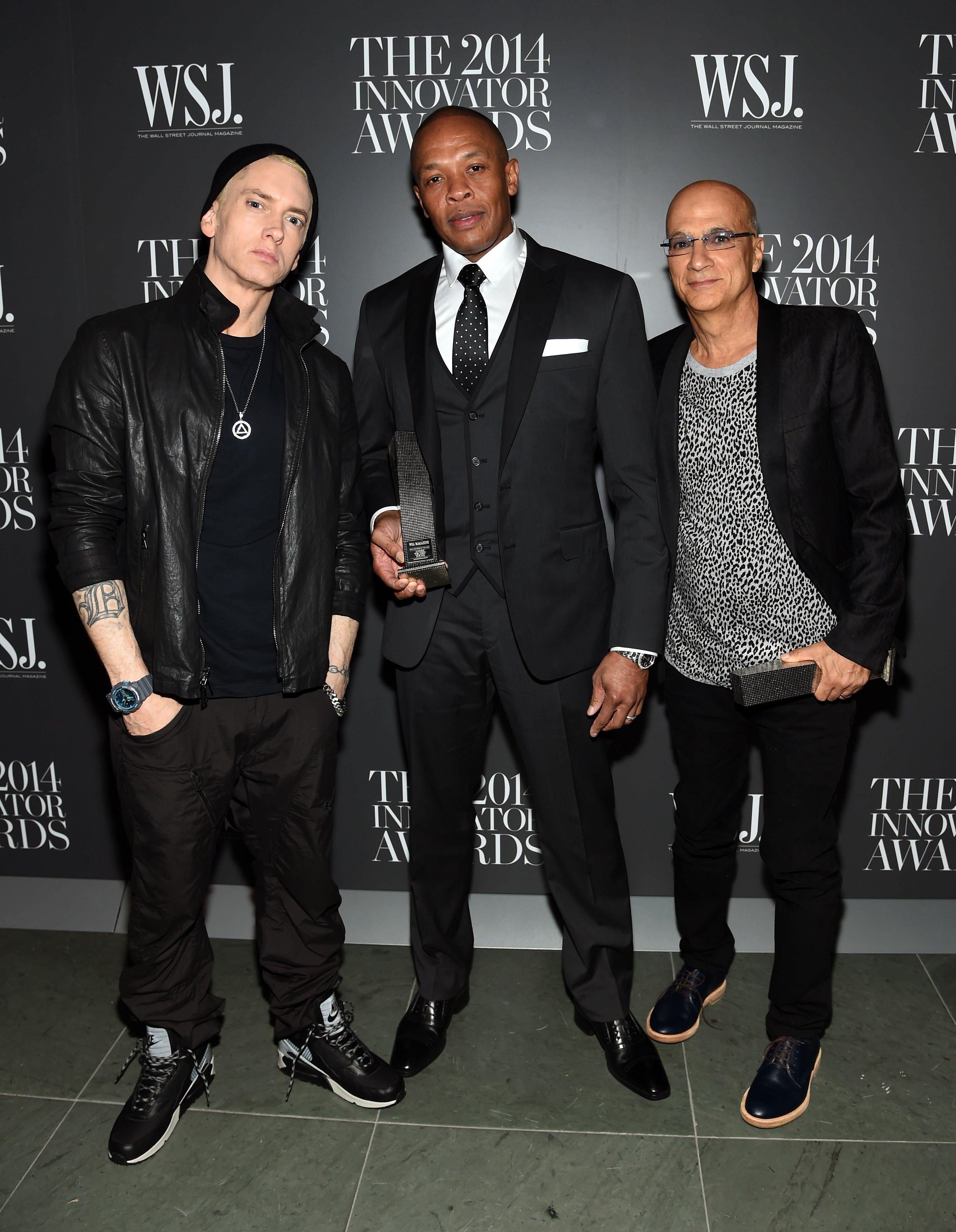 Eminem and Dr. Dre in 2014