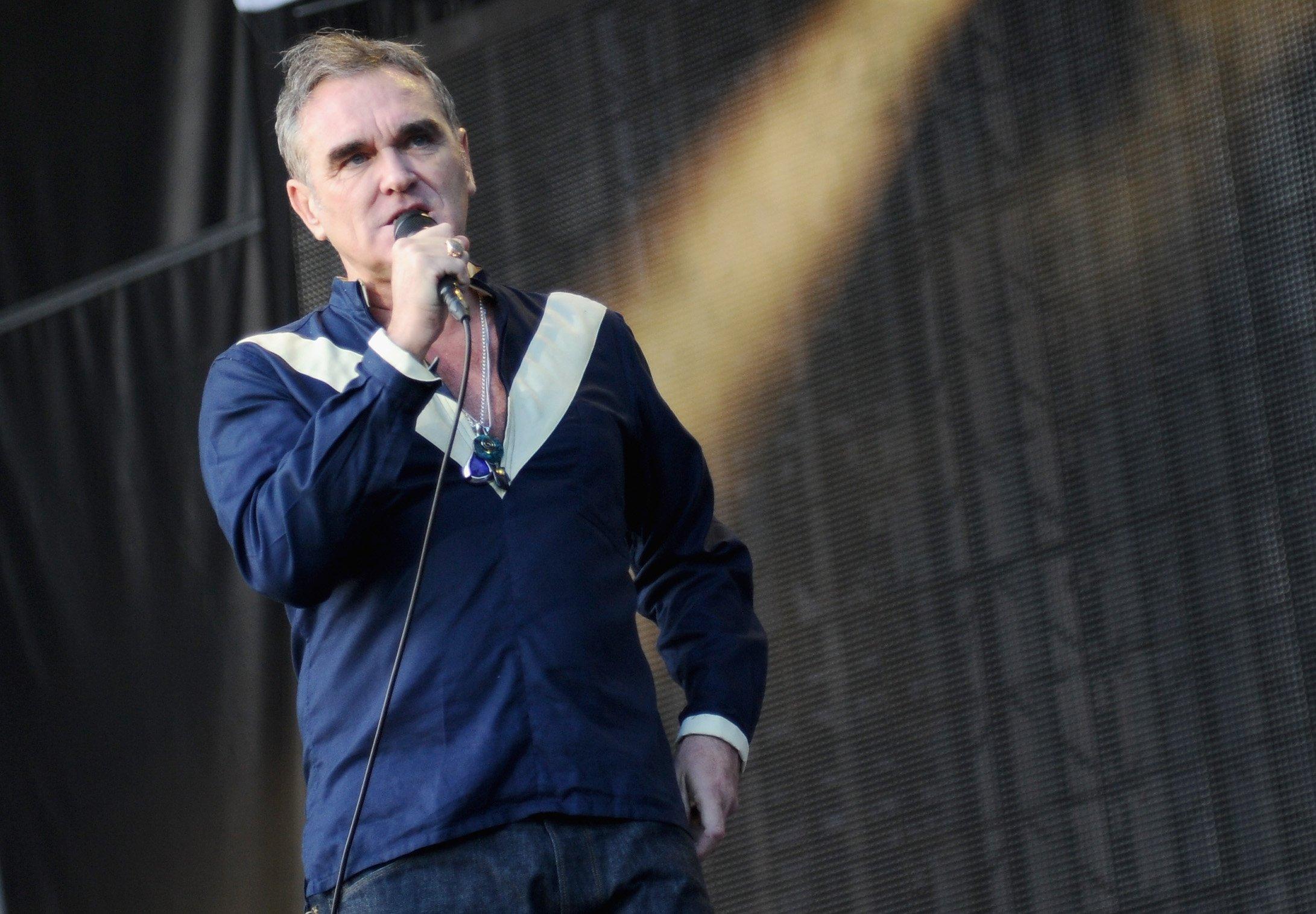 Morrissey performs in 2014