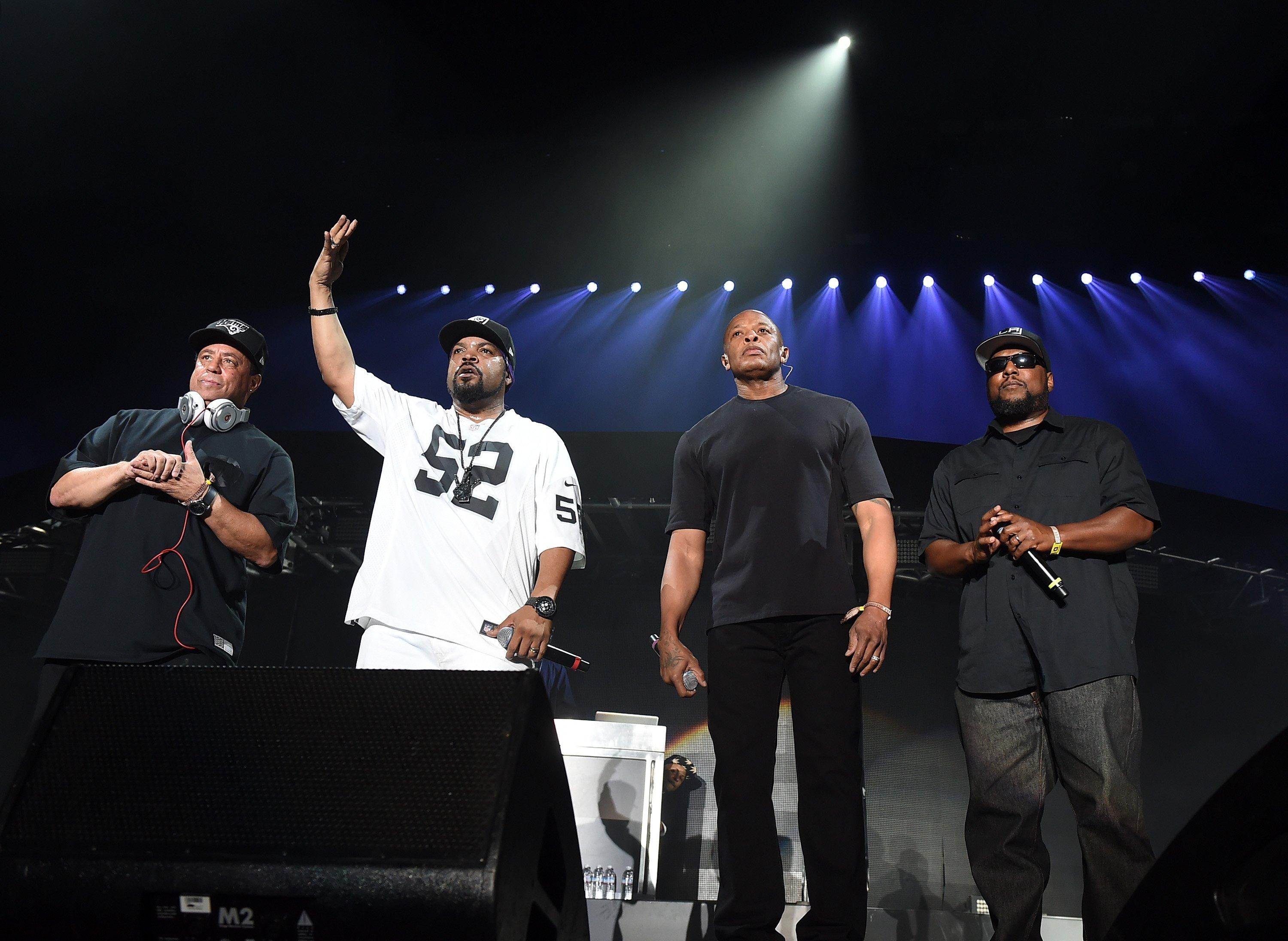 N.W.A's DJ Yella, Ice Cube, Dr. Dre, and MC Ren, 2016