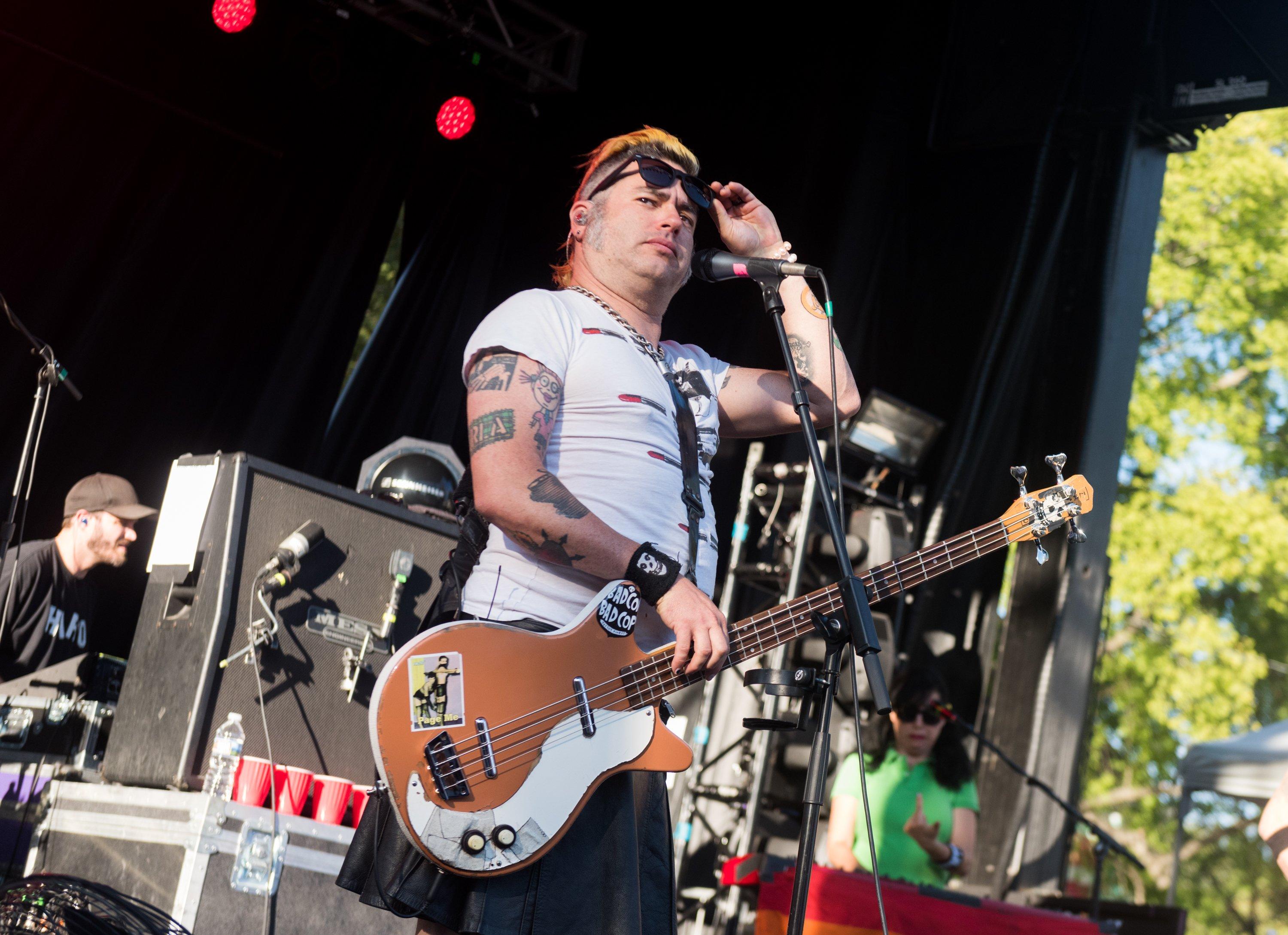 Fat Mike of NoFX, 2016