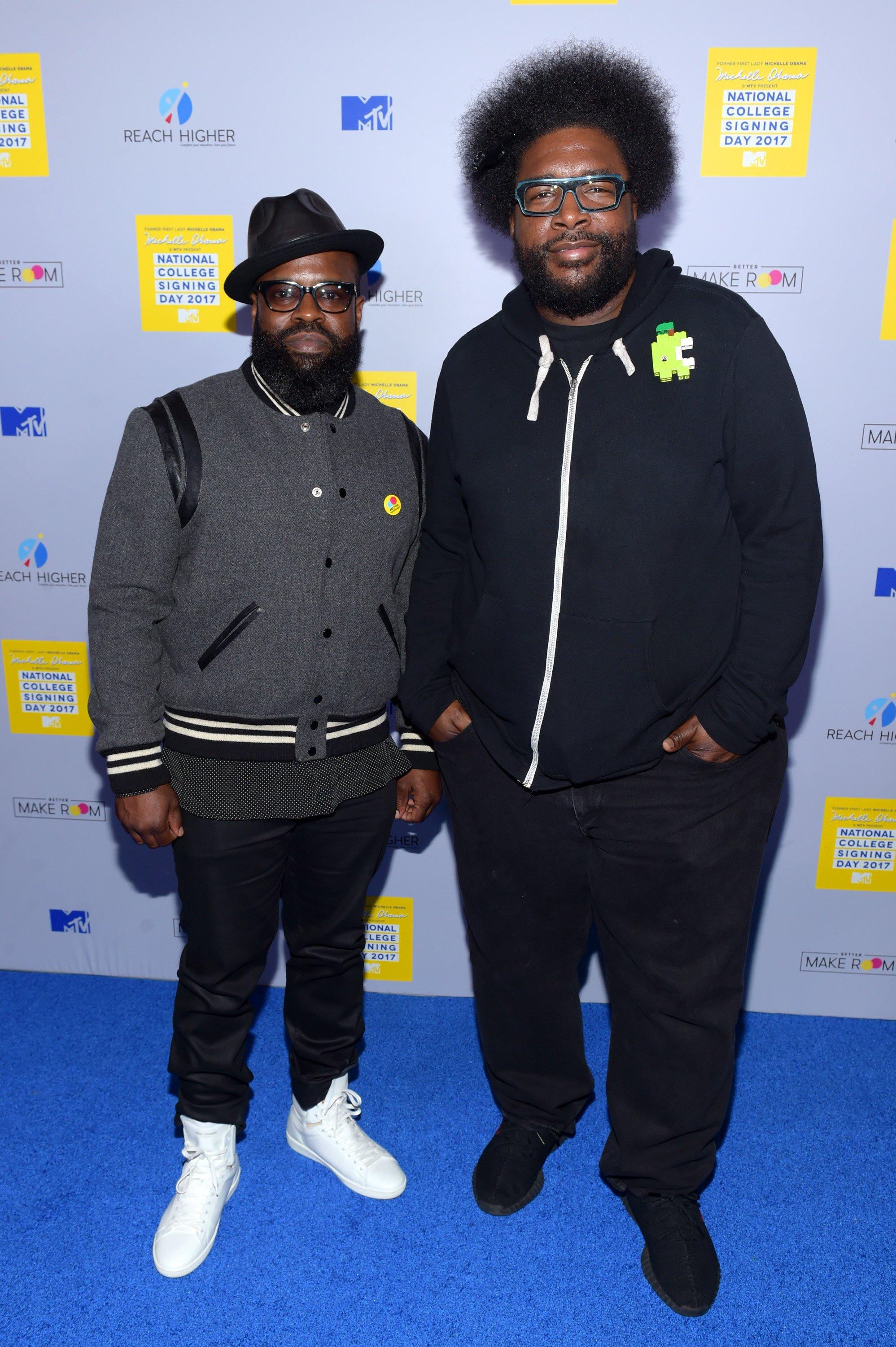 Questlove and Black Thought in 2017