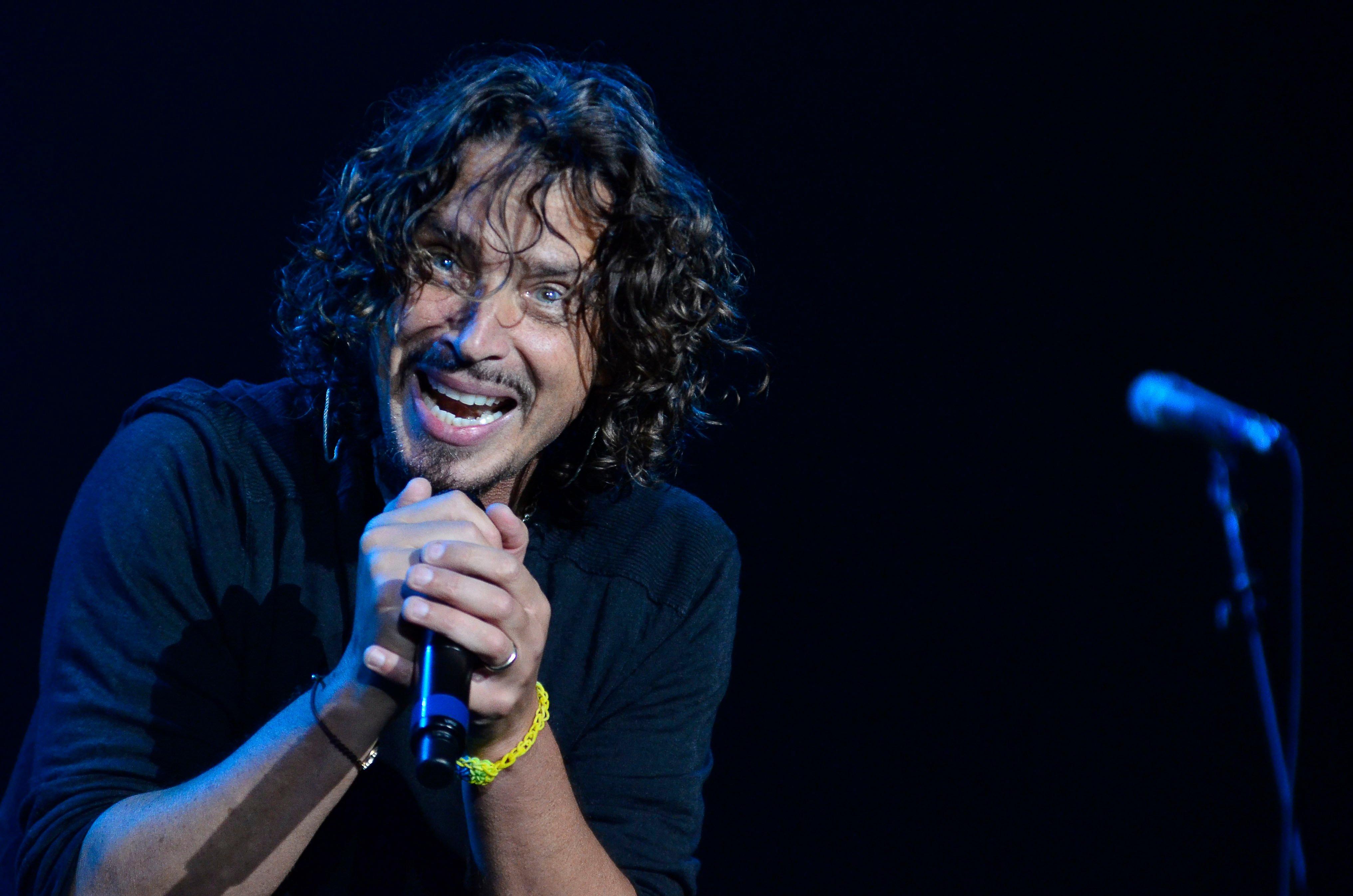 Chris Cornell performs with Soundgarden in 2014