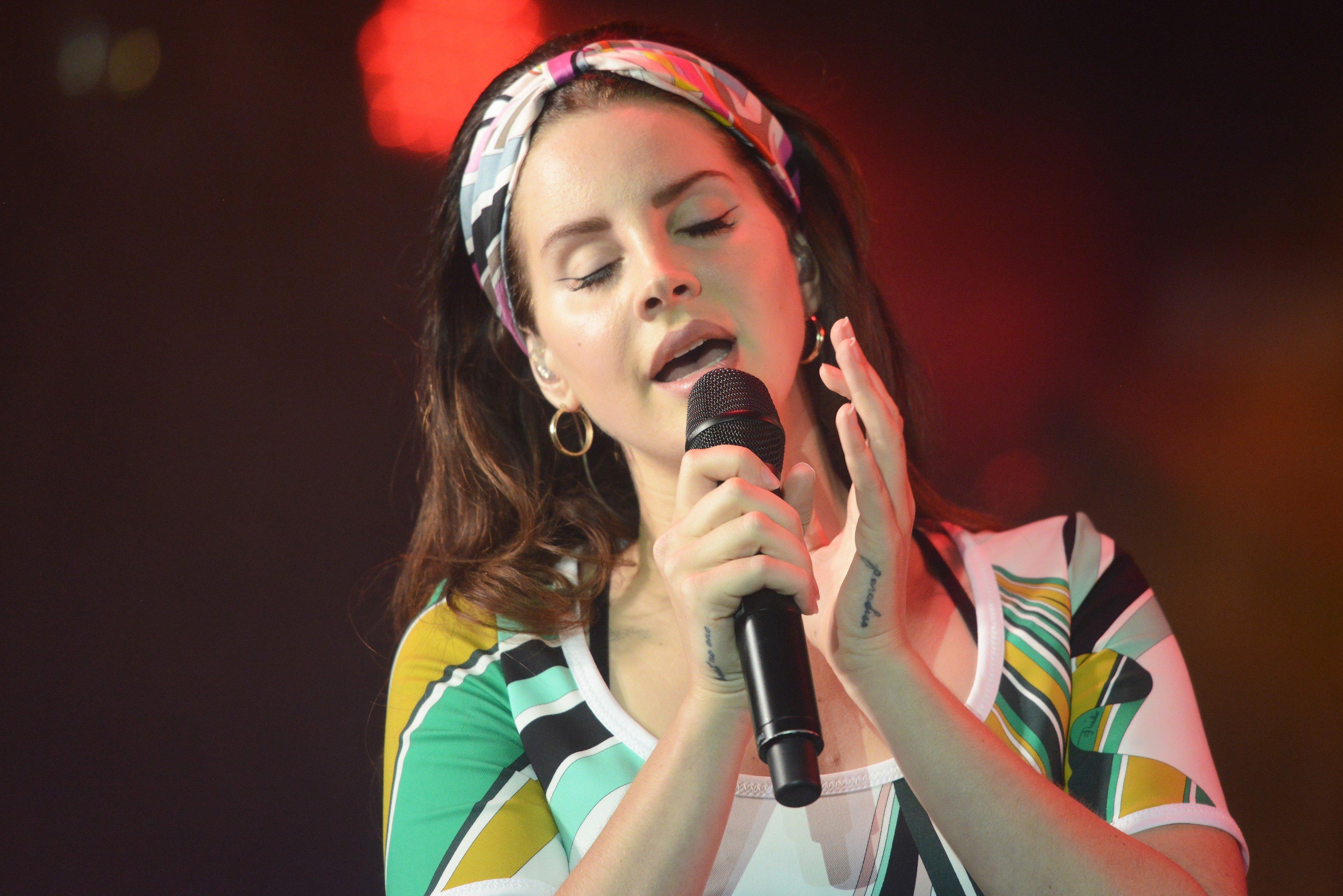 Lana Del Rey performs at BBC Radio 1's Big Weekend 2017