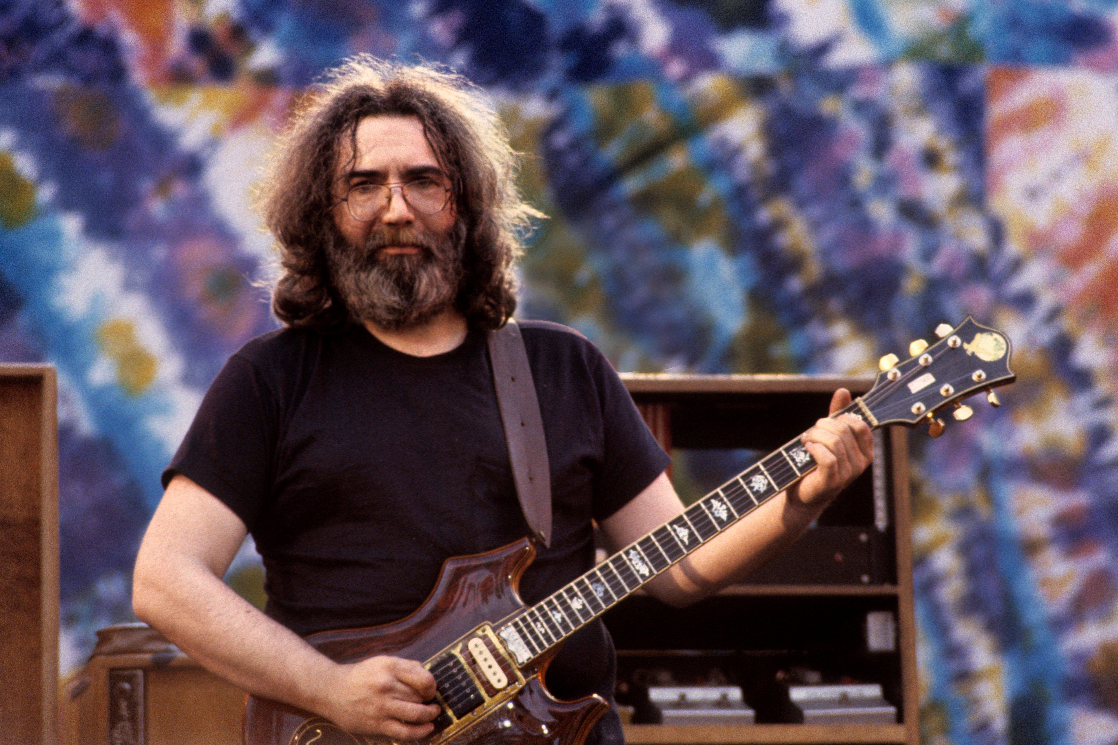 Guitarist Jerry Garcia in 1982