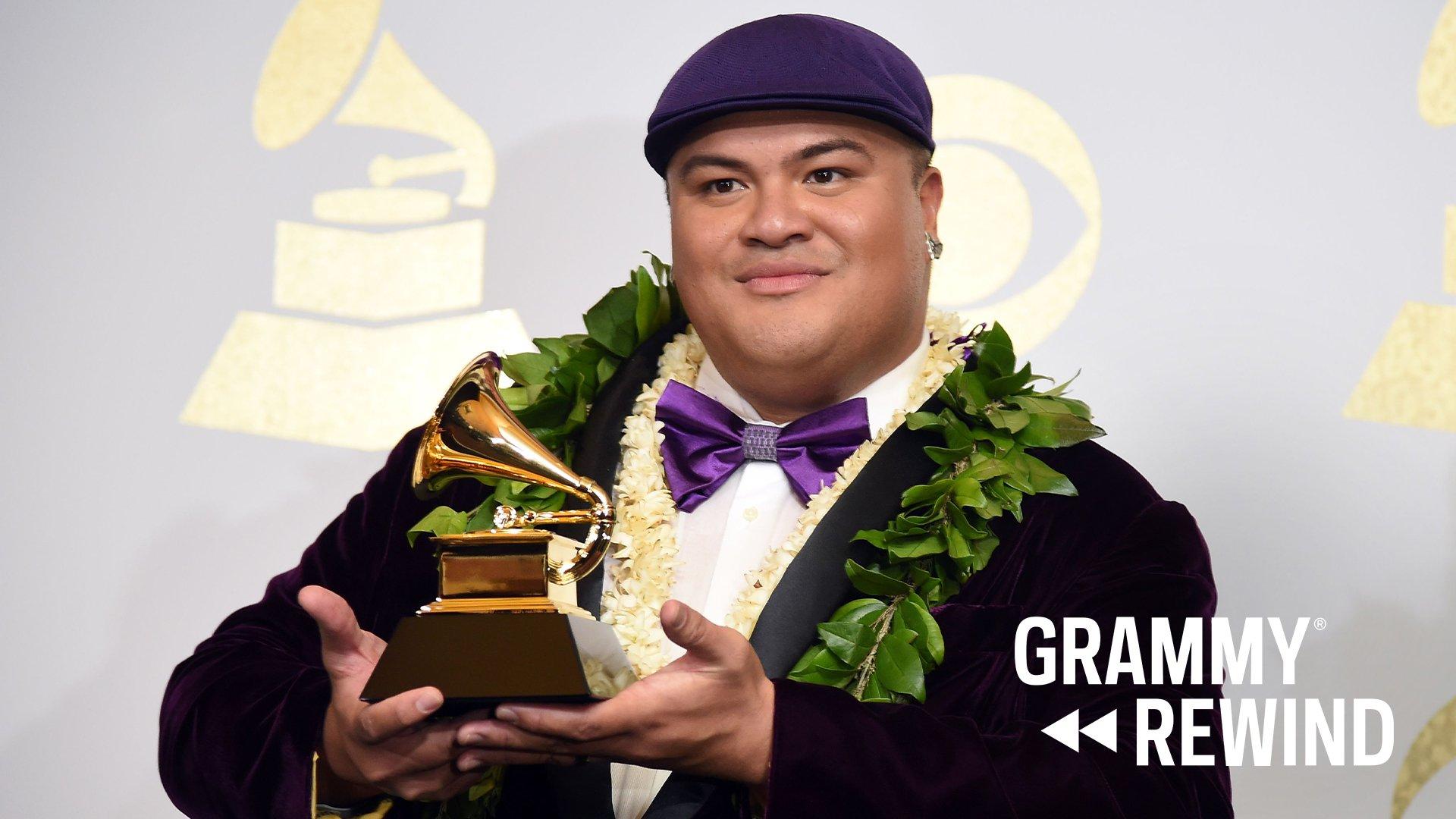 Watch Kalani Pe'a Win Best Regional Roots Album