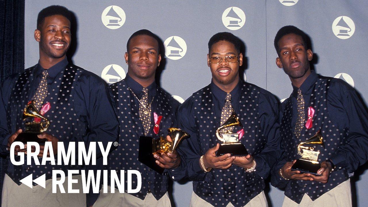 Watch Boyz II Men Win GRAMMY For "End Of The Road"