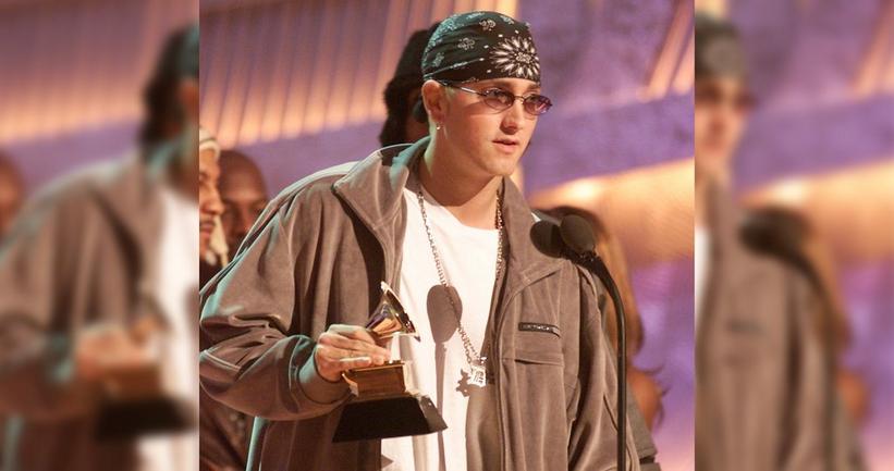 GRAMMY Rewind: Watch Eminem Win Best Rap Album For 'The Marshall Mathers LP'  In 2001