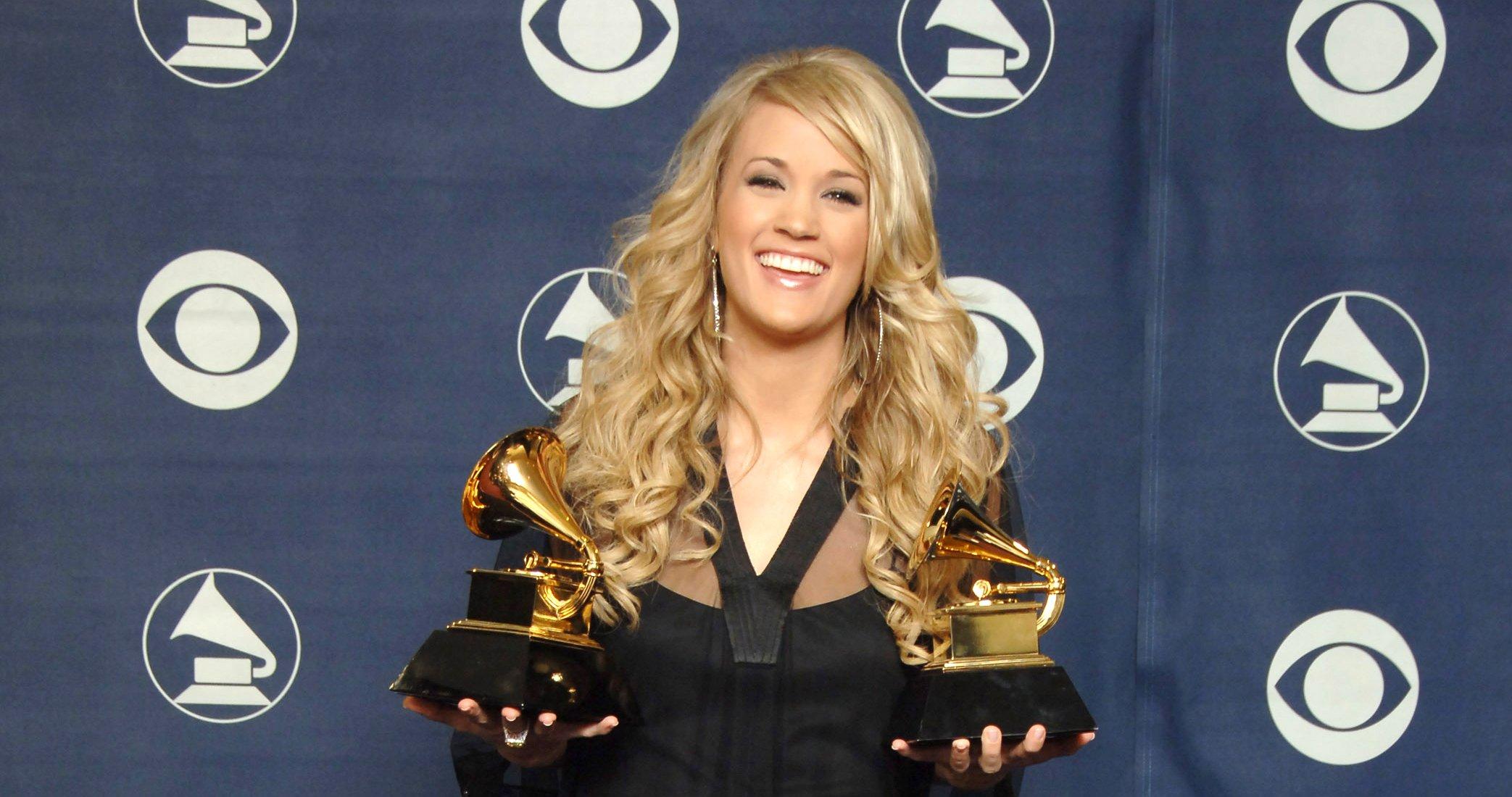 Carrie Underwood at the 2007 GRAMMYs