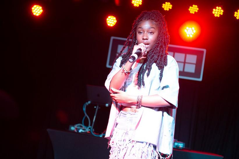 Photo of student performing at HBCU Love Tour Atlanta