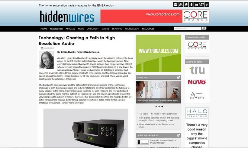 TECHNOLOGY: CHARTING A PATH TO HIGH RESOLUTION AUDIO