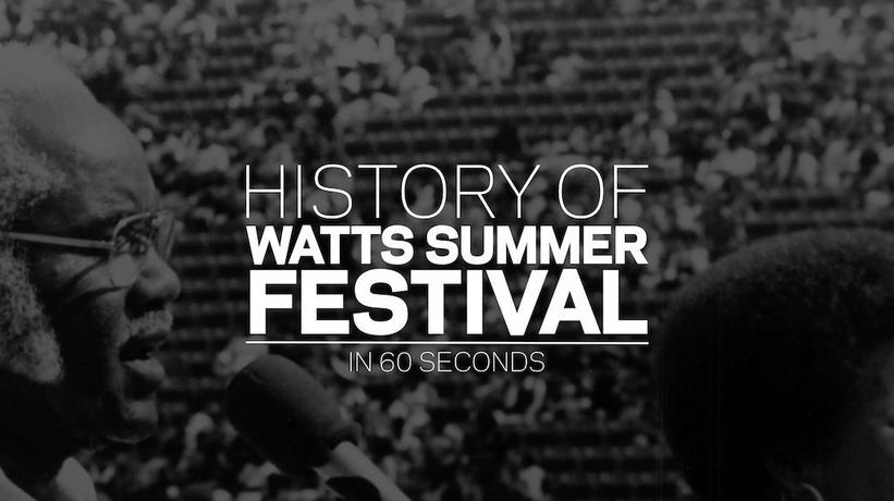 How The Watts Summer Festival Created Community And Offered Healing | History Of