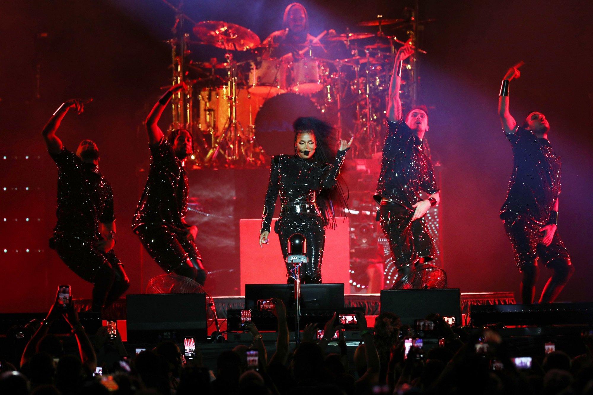 Janet Jackson performs at the 2022 Essence Festival of Culture.