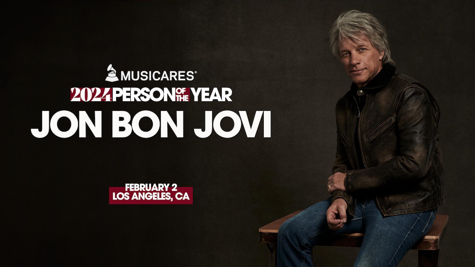 Jon Bon Jovi Named As The 2024 MusiCares Person Of The Year  GRAMMY.com