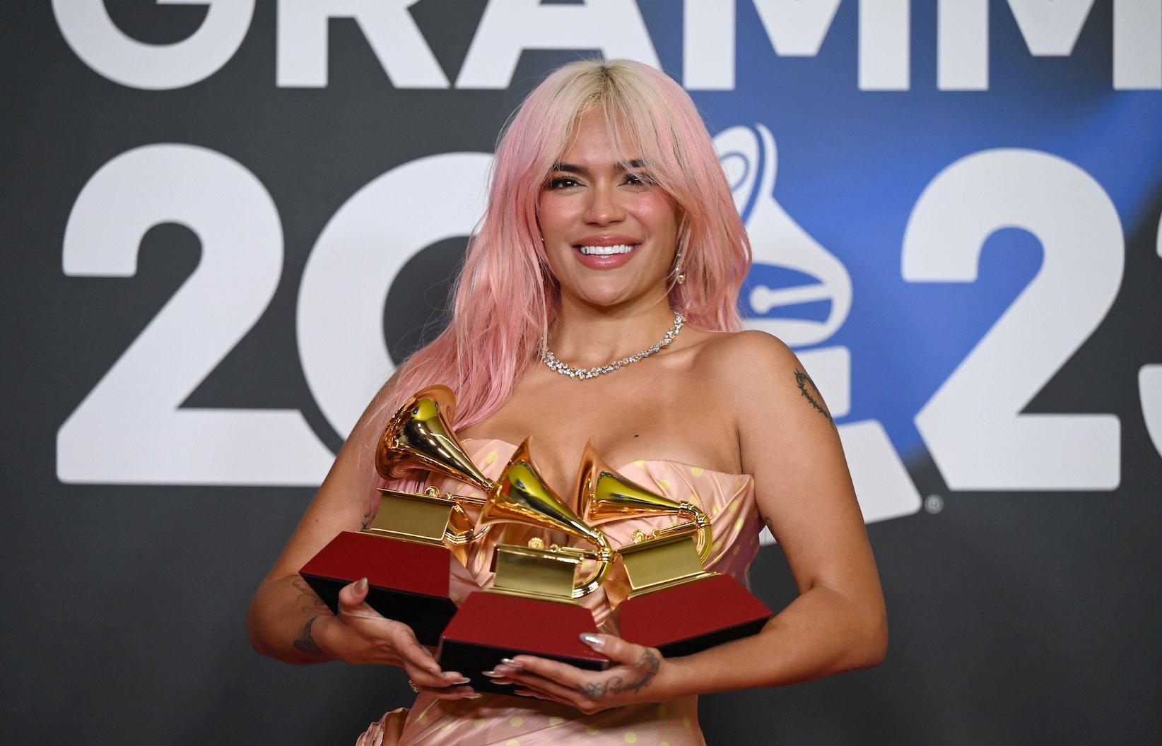 2023 Latin GRAMMYs Karol G Wins Album Of The Year For 'Mañana Será