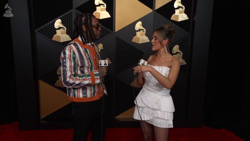 Watch Lil Durk’s 2024 GRAMMYs Red Carpet Interview | GRAMMY.com