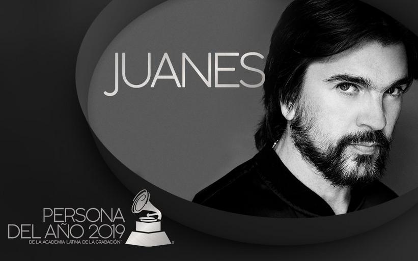 Juanes recibirá el reconocimiento Persona del Año 2019  de La Academia Latina de la Grabación®