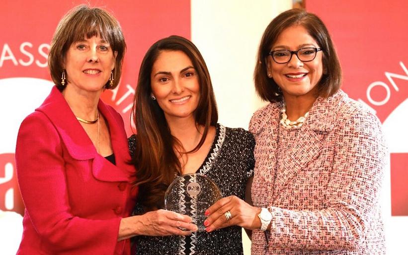  Chief Marketing Officer of The Latin Recording Academy Davina Aryeh was honored at the Women of Excellence Awards