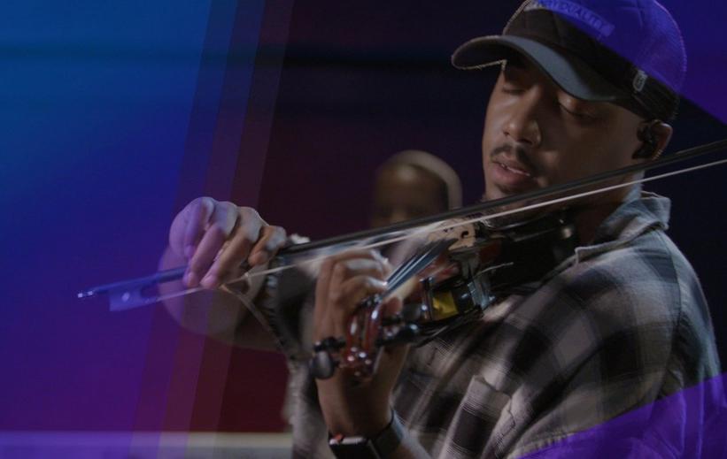 Damien Escobar Showcases His Sultry Violin Sounds For Press Play
