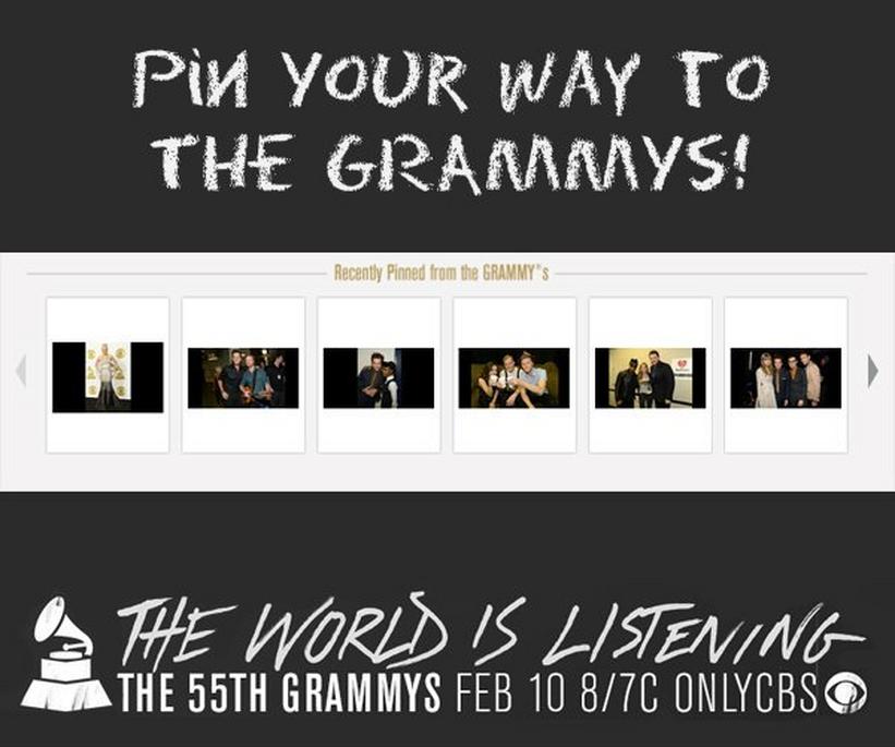 "Pin Your Way To The GRAMMYs" Sweepstakes Launched