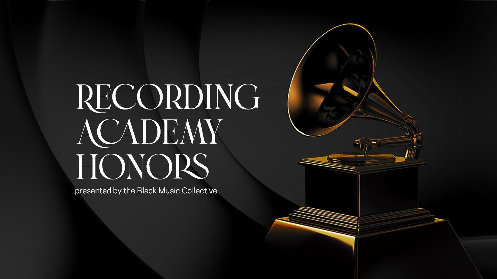 Graphic for Recording Academy Honors Presented By The Black Music Collective GRAMMY Week 2022 event