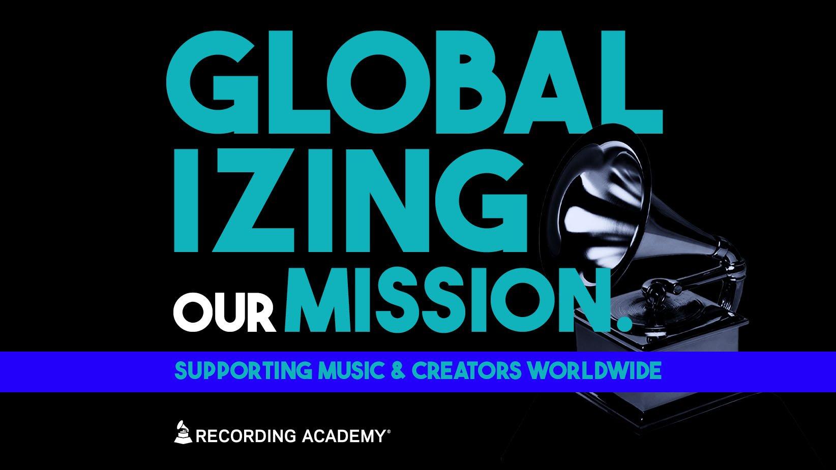 Recording Academy Global Expansion graphic