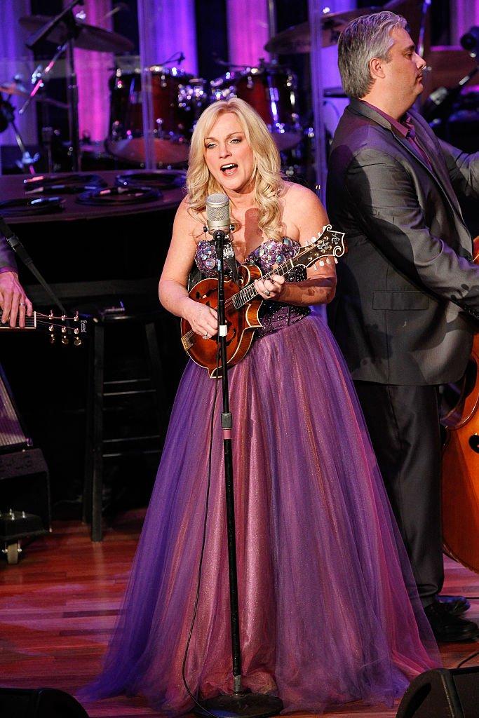 Rhonda Vincent performs at The Grand Ole Opry at Ryman Auditorium in 2014