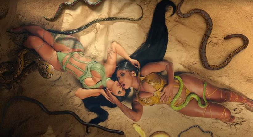 Wap In Pussy Kissing Video Com Video - Cardi B And Megan Thee Stallion Deliver A Juicy Collaboration With \