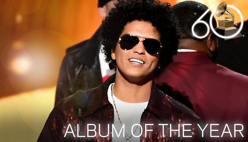 Bruno Mars Wins Album Of The Year | 2018 GRAMMYs